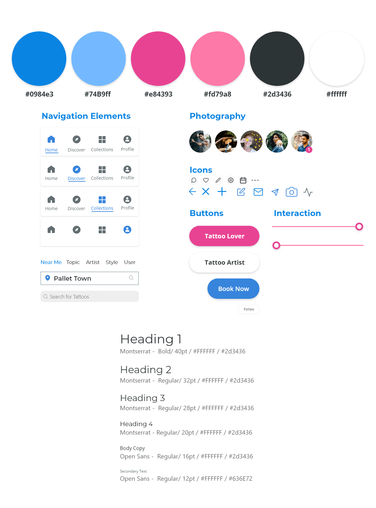 Ink Tank style guide.